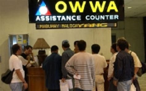 Owwa 7 sets up help desks in 5 Cebu towns, cities .